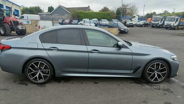 Used BMW 520 M Sport 2021 Blue Sedan