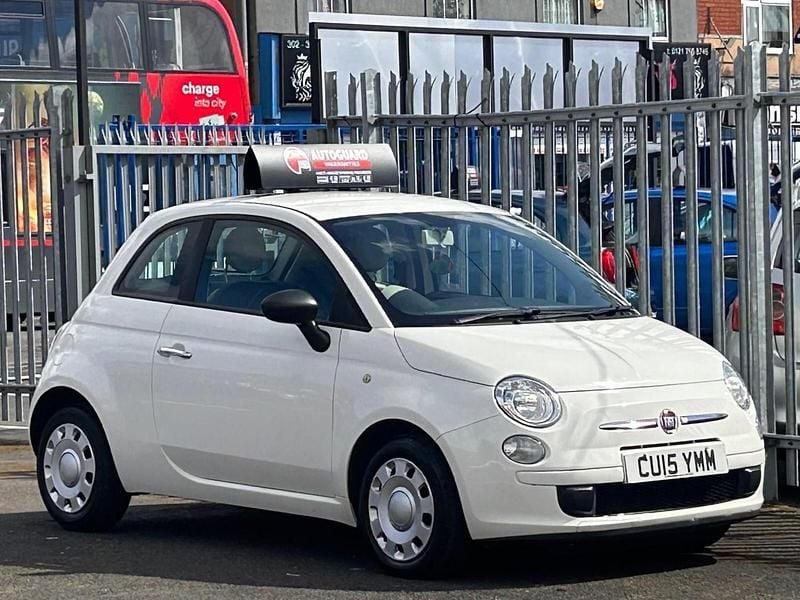 Used Fiat 500 Pop 69 HP (50 kW) 2015 White Hatchback