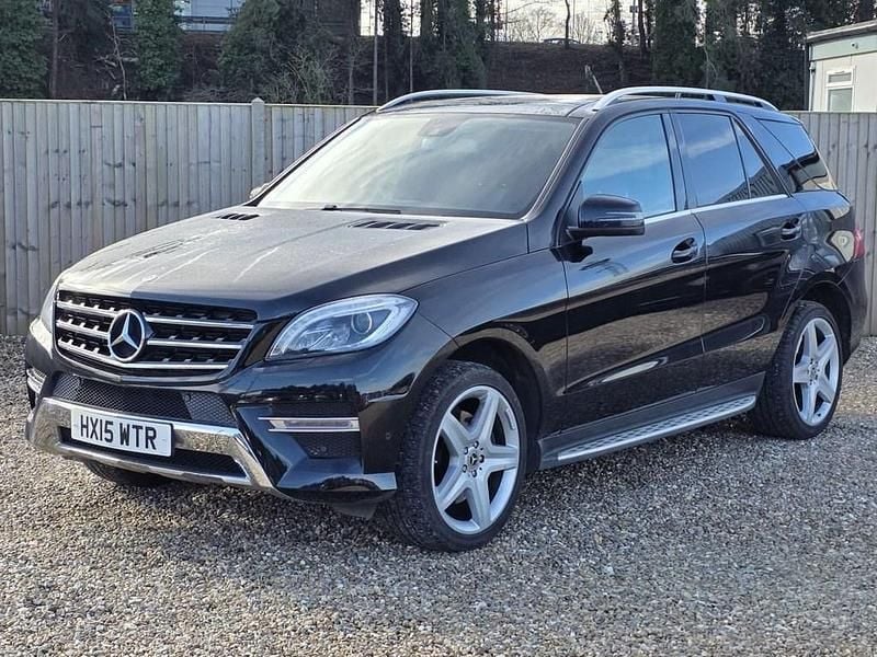 Used Mercedes ML250 AMG line 204 HP (150 kW) 2015 Black SUV