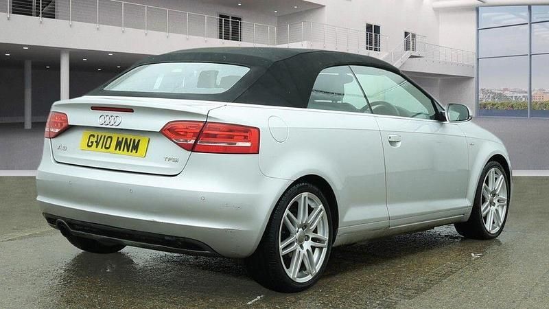 Used Audi A3 Cabriolet S-Line 2010 Silver Cabriolet