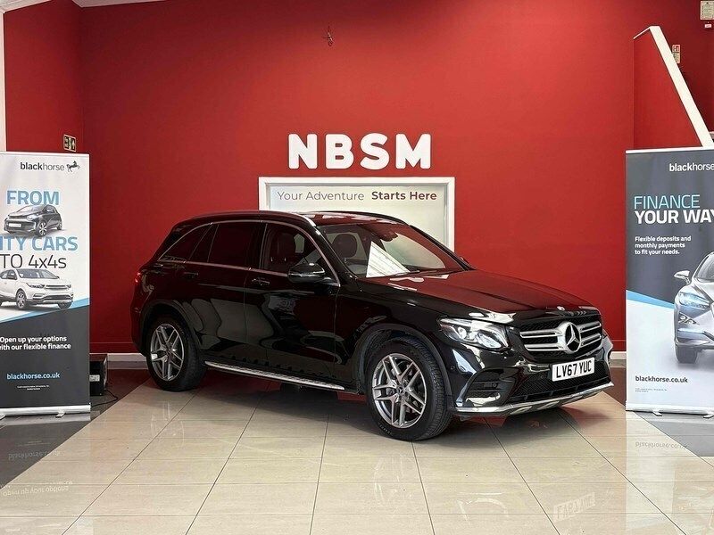 Black Used 2017 Mercedes GLC220 AMG Line Premium Estate | £16,991 (Fair price) - Image 1/4