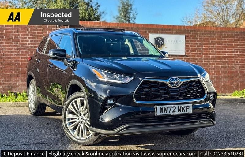 Black Used 2022 Toyota Highlander SUV | £39,499 - Image 1/3