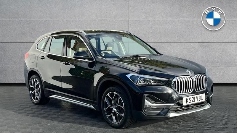 Black Used 2021 BMW X1 xLine SUV | £21,195 (Fair price) - Image 1/4