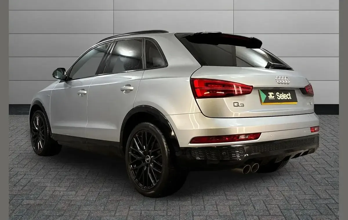 Used Audi Q3 Black Edition 150 HP (110 kW) 2018 Silver SUV