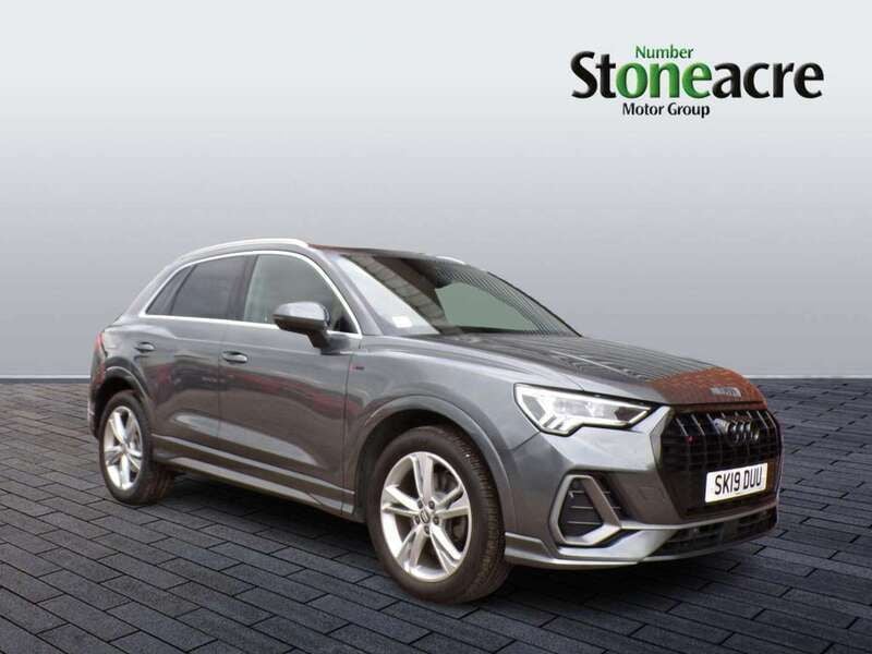 Grey Used 2019 Audi Q3 S-Line SUV | £19,995 (Super price) - Image 1/4