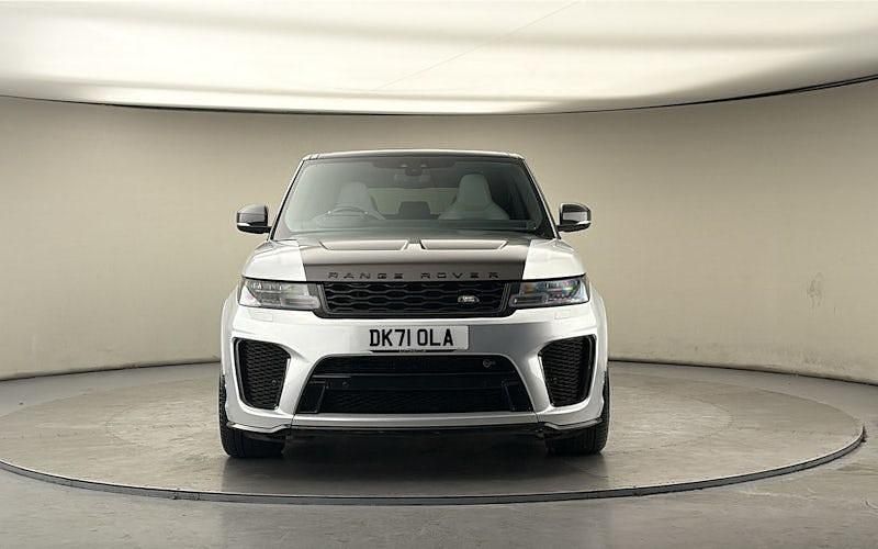 Used Land Rover Range Rover Sport SVR 575 HP (422 kW) 2021 Hakuba silver SUV