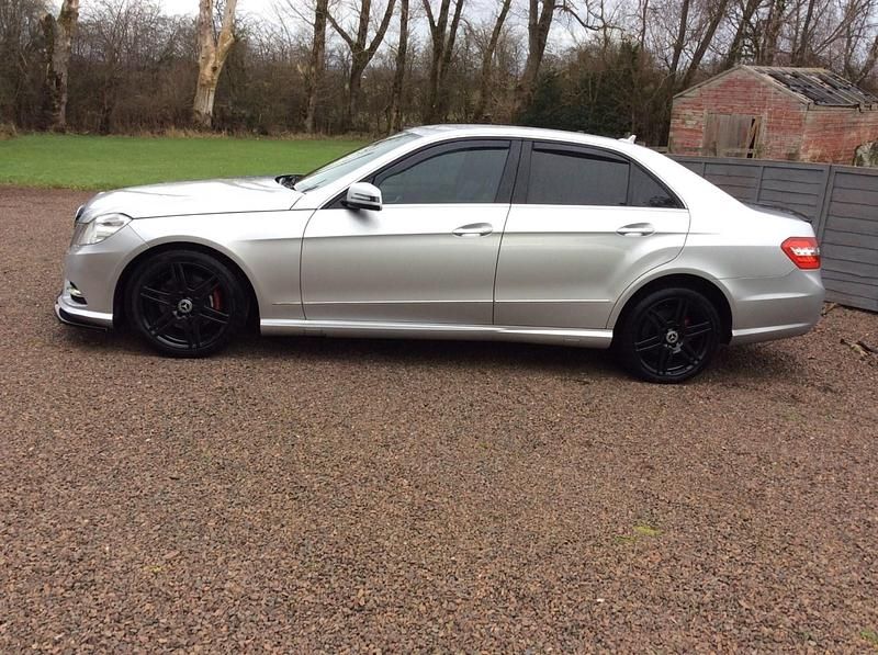 Used Mercedes E220 2013 Silver Sedan