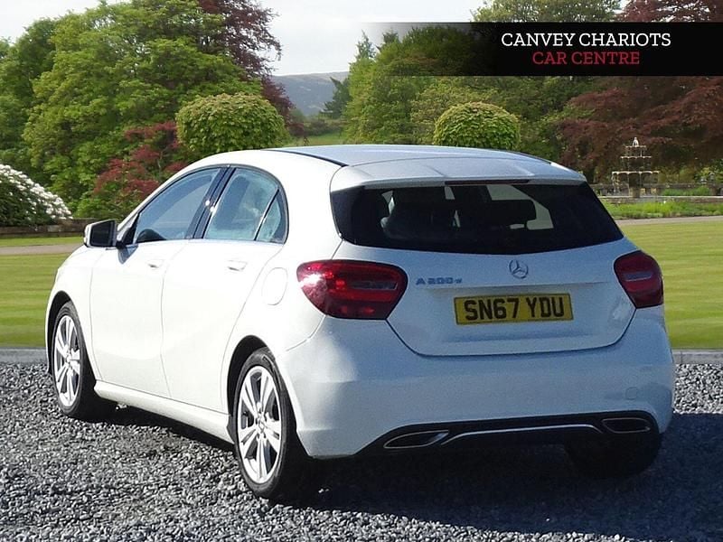 Used Mercedes A200 2017 White Hatchback