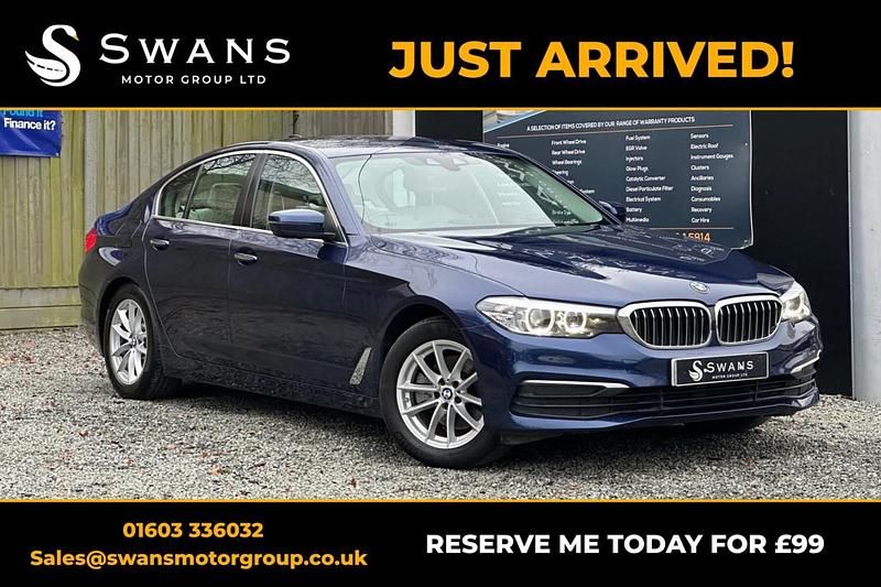 Used BMW 520 2017 Blue Sedan