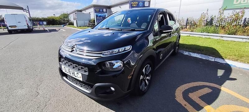 Black Used 2018 Citroën C3 Flair Hatchback | £6,495 (Good price) - Image 1/4