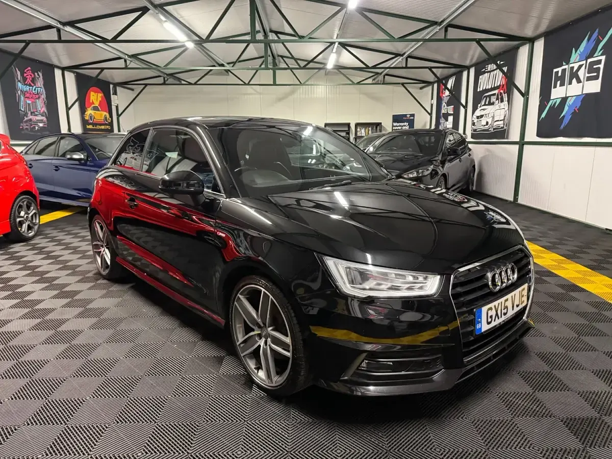 Used Audi A1 S-Line 125 HP (91 kW) 2015 Black Hatchback