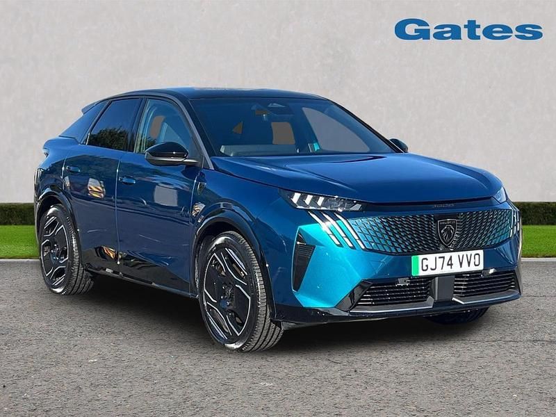 Blue Used 2024 Peugeot e-3008 GTi SUV | £25,999 (Fair price) - Image 1/4