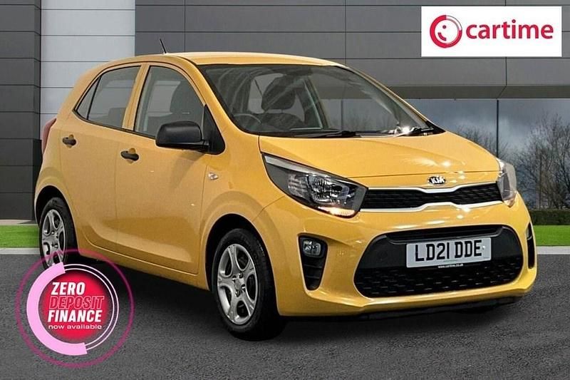 Used Kia Picanto 66 HP (48 kW) 2021 Yellow Hatchback