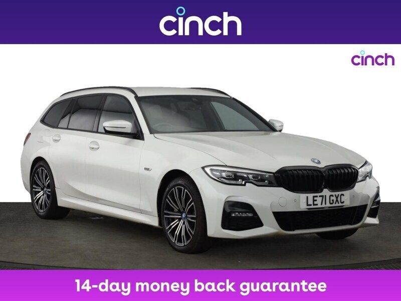 White Used 2022 BMW 330e M Sport Estate | £26,099 (Fair price) - Image 1/3