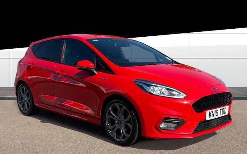 Red Used 2019 Ford Fiesta ST-Line Hatchback | £9,608 (Fair price) - Image 1/4