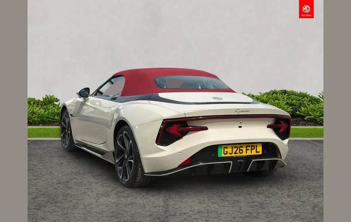 New MG Cyberster 369 kW (502 HP) 2026 White Cabriolet