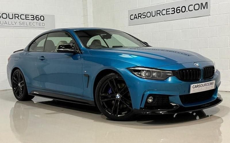 Used BMW 420 M Sport 184 HP (135 kW) 2019 Blue Cabriolet