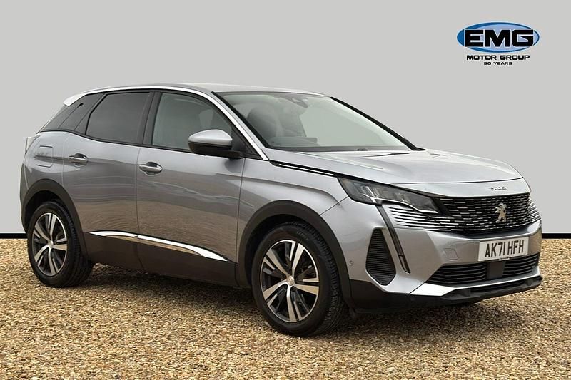 Grey Used 2021 Peugeot 3008 Allure Hatchback | £16,660 (Fair price) - Image 1/3