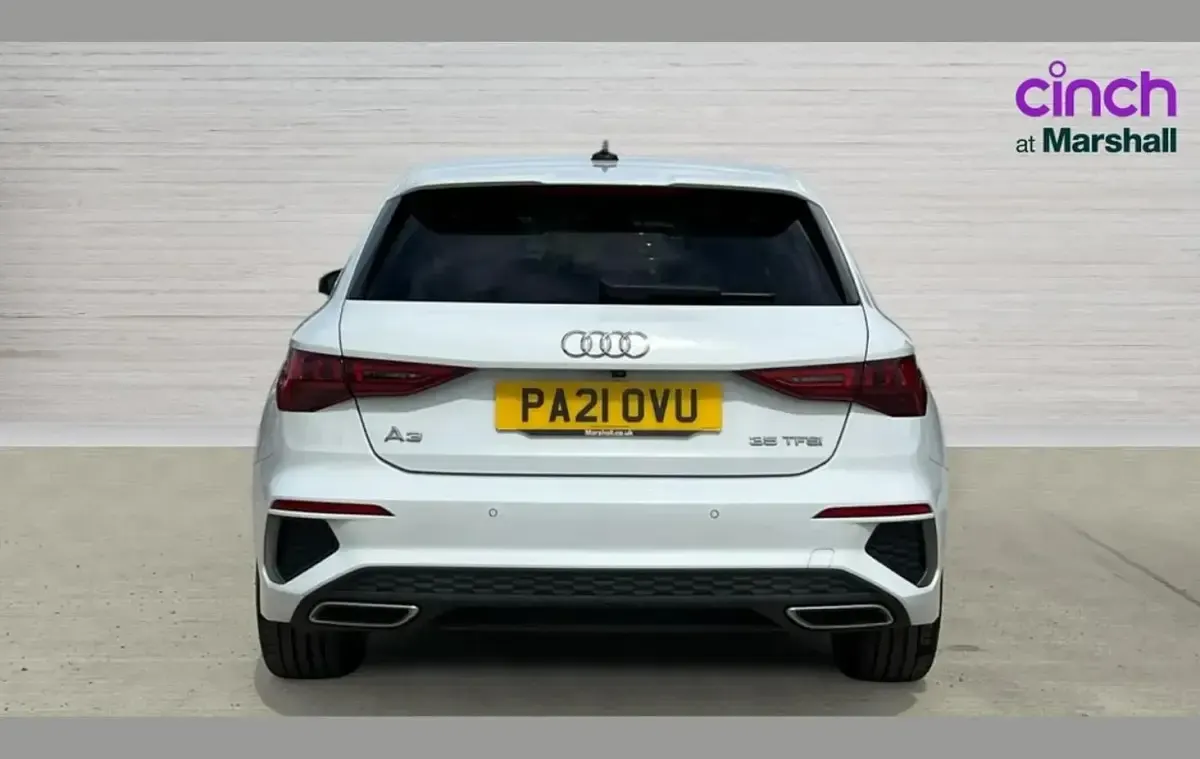 Used Audi A3 S-Line 147 HP (108 kW) 2021 White Sedan