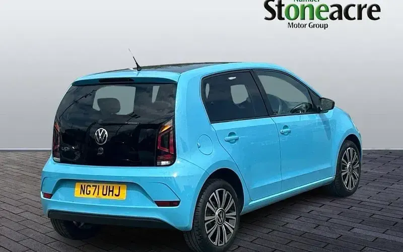 Used VW up! Black Edition 65 HP (47 kW) 2022 Blue Hatchback
