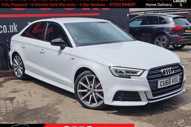 White Used 2018 Audi A3 Black Edition Sedan | £14,500 (Fair price) - Image 1/1
