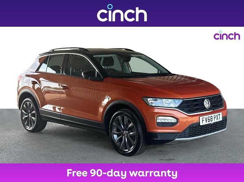 Orange Used 2018 VW T-Roc SE SUV | £12,999 (Fair price) - Image 1/3