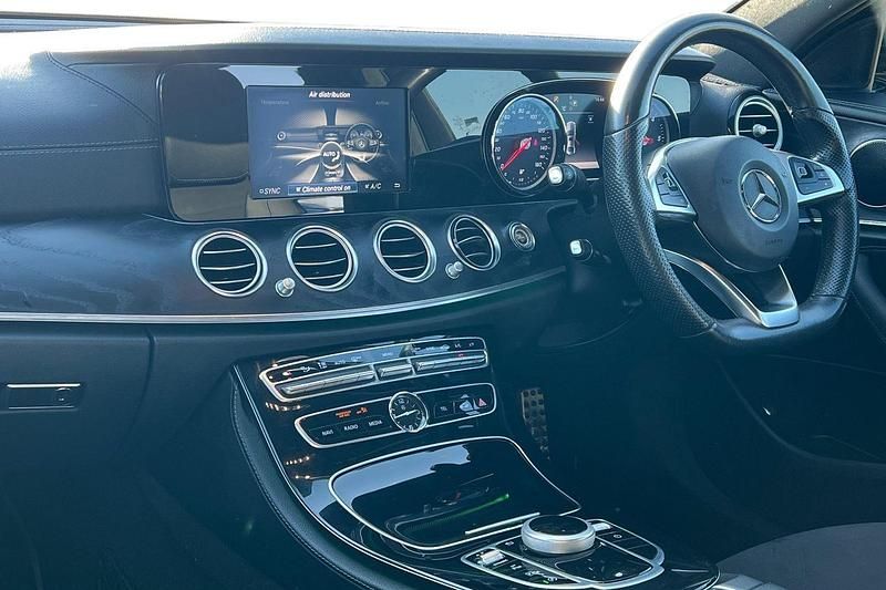 Used Mercedes E220 AMG line 194 HP (142 kW) 2017 Black Sedan