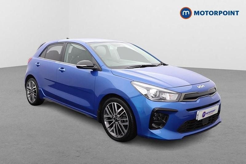 Blue Used 2022 Kia Rio GT-Line S Hatchback | £13,799 (Fair price) - Image 1/4