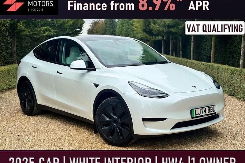 Used 2025 Tesla Model Y Long Range RWD SUV | £37,495 (Expensive) - Image 1/1