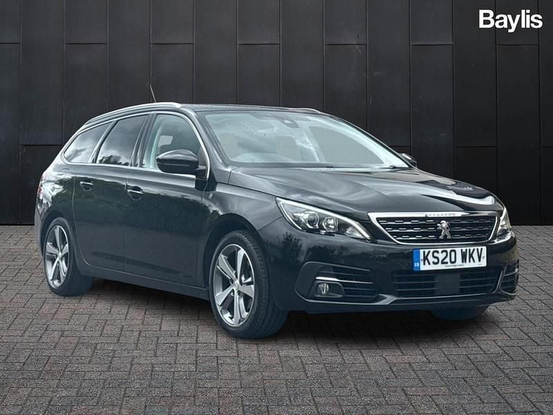 Black Used 2020 Peugeot 308 S Estate | £12,042 (Fair price) - Image 1/3