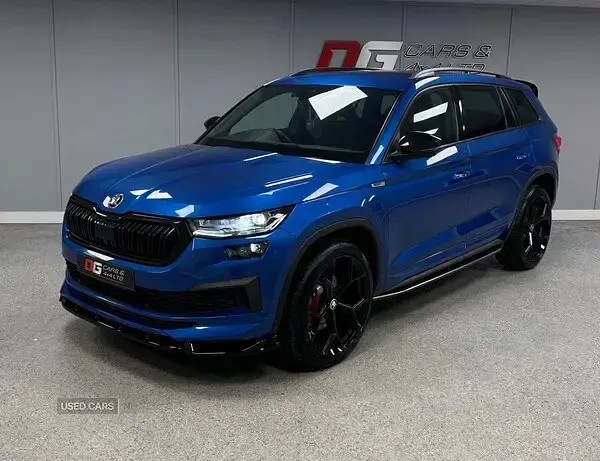 Used Skoda Kodiaq SportLine 150 HP (110 kW) 2021 Blue SUV
