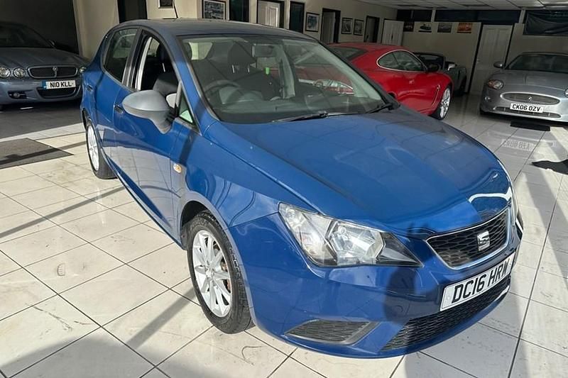 Used Seat Ibiza 75 HP (55 kW) 2016 Blue Hatchback