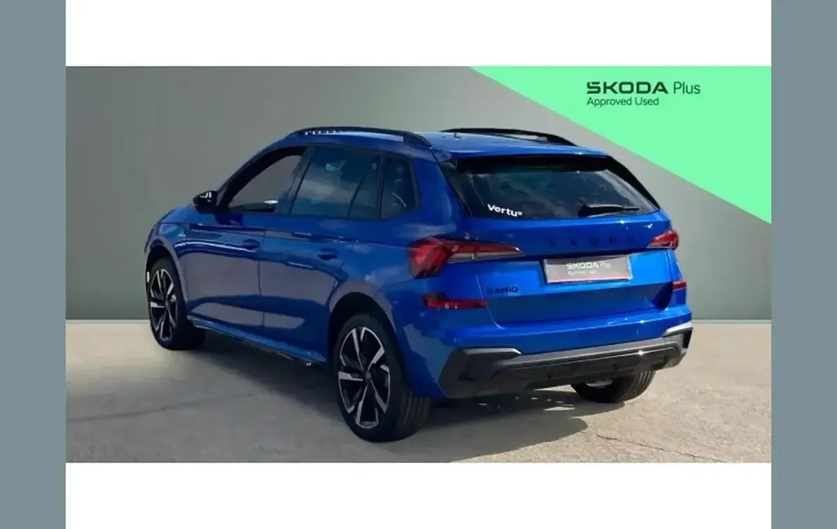 Used Skoda Kamiq Monte Carlo 116 HP (85 kW) 2025 Blue SUV