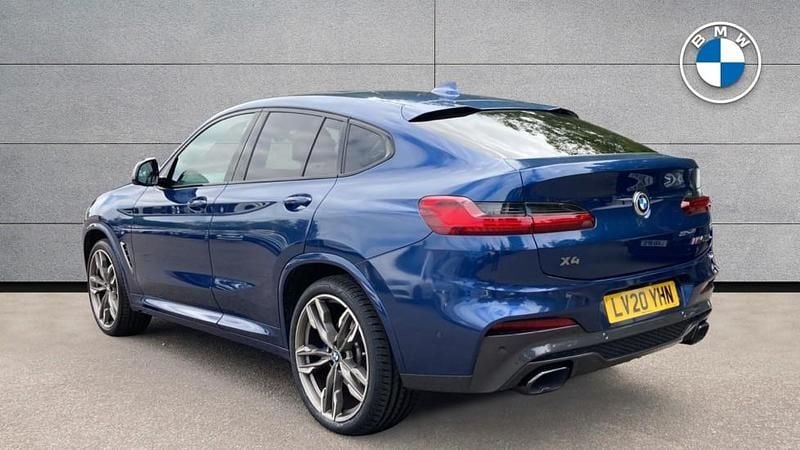 Used BMW X4 M Sport 360 HP (264 kW) 2020 Blue SUV