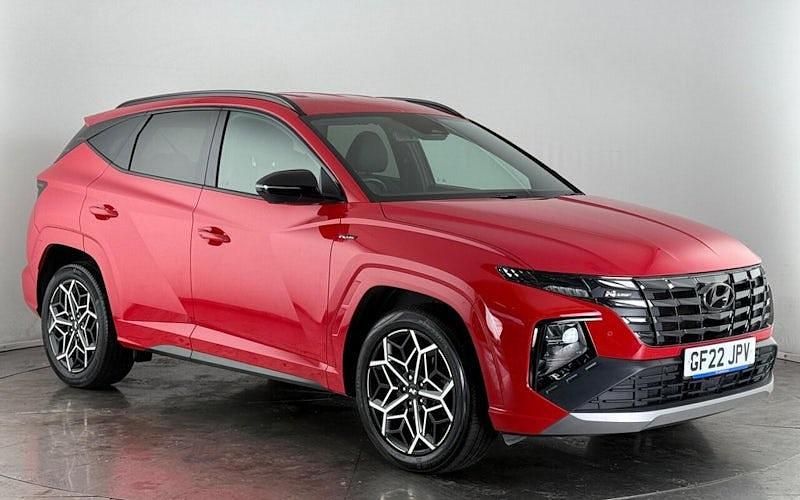 Red Used 2022 Hyundai Tucson N Line SUV | £21,000 (Fair price) - Image 1/3
