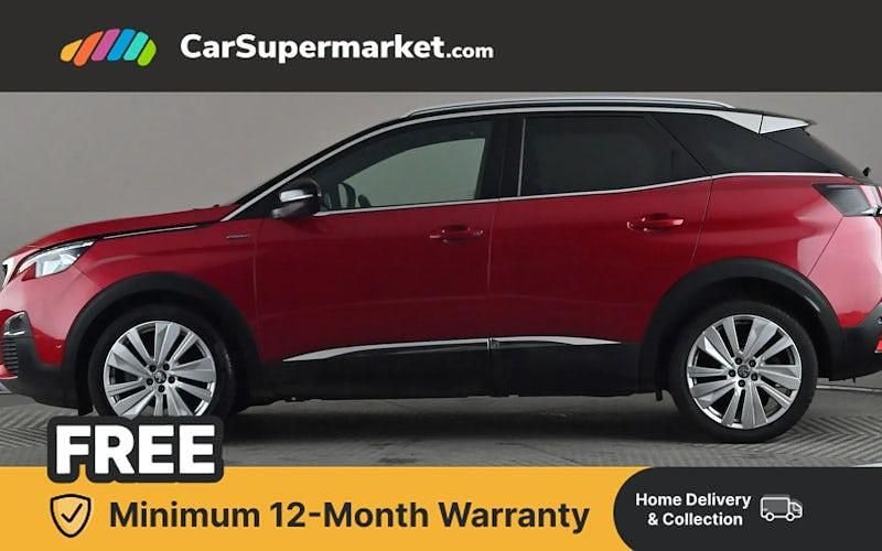 Used Peugeot 3008 GT-line 131 HP (96 kW) 2019 Red Estate