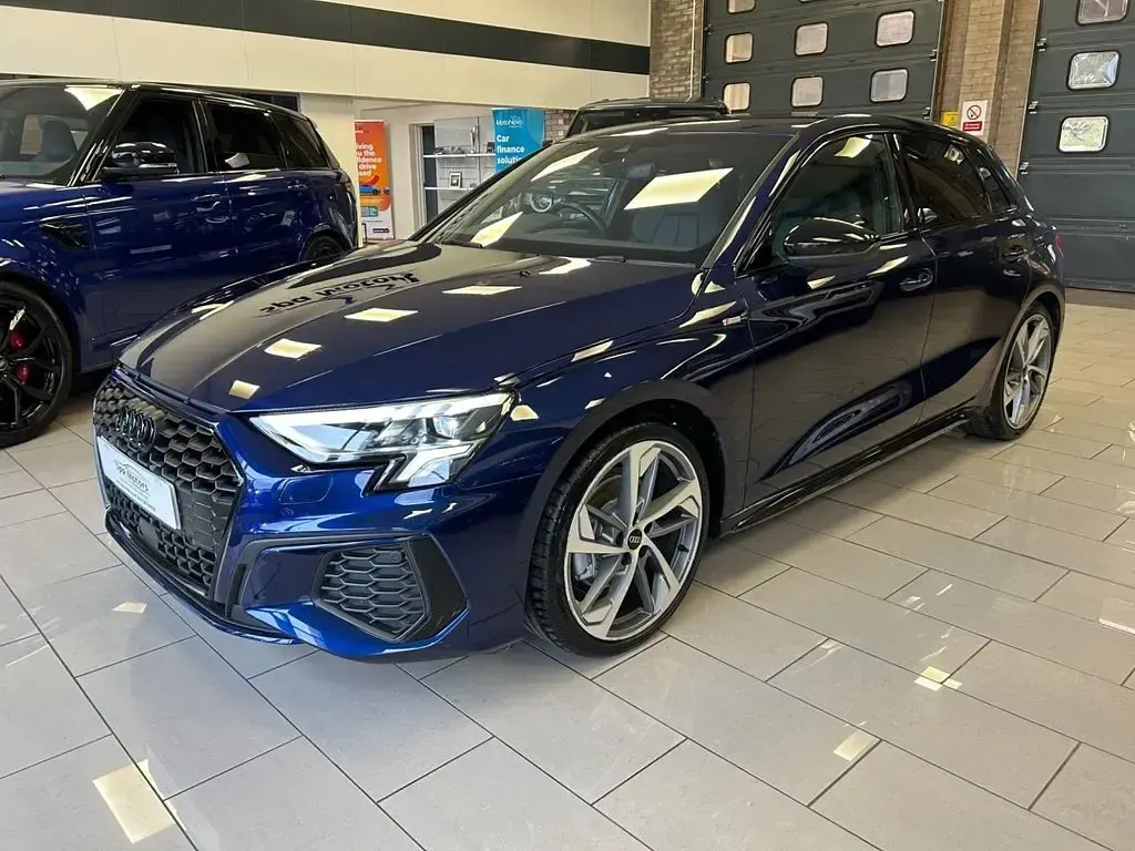 Used Audi A3 Sportback Black Edition 2024 Blue Hatchback
