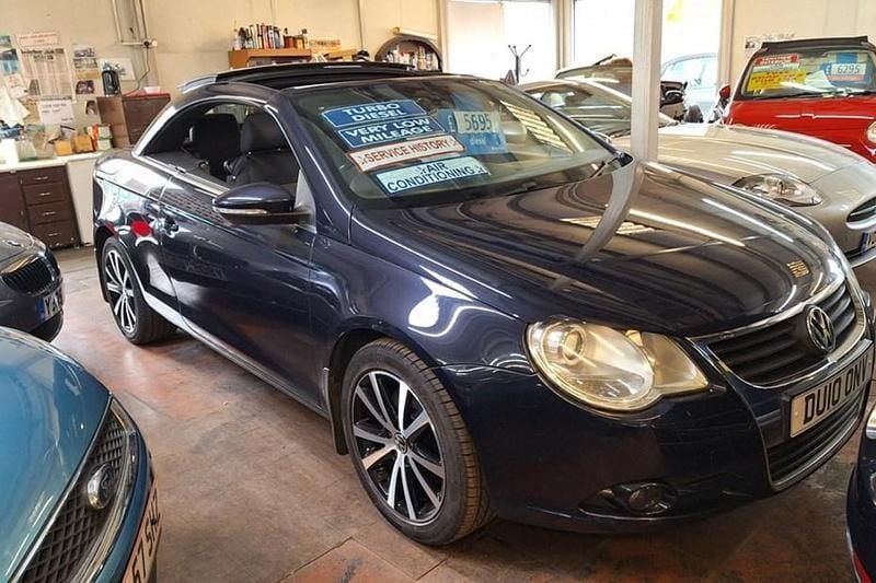 Blue Used 2010 VW Eos SE Cabriolet | £4,895 (Fair price) - Image 1/1