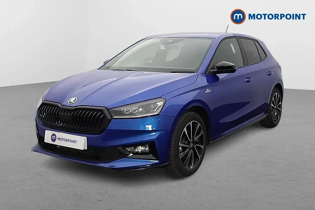 New Skoda Fabia Monte Carlo 116 HP (85 kW) 2025 Blue Hatchback