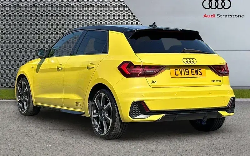 Used Audi A1 Sportback S-Line 150 HP (110 kW) 2019 Yellow Hatchback
