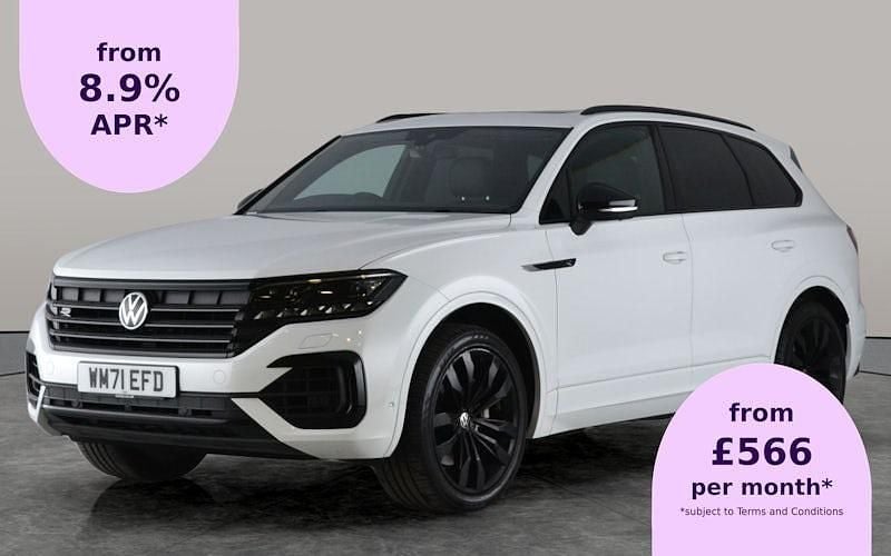 White Used 2022 VW Touareg Black Edition SUV | £37,339 (Good price) - Image 1/2