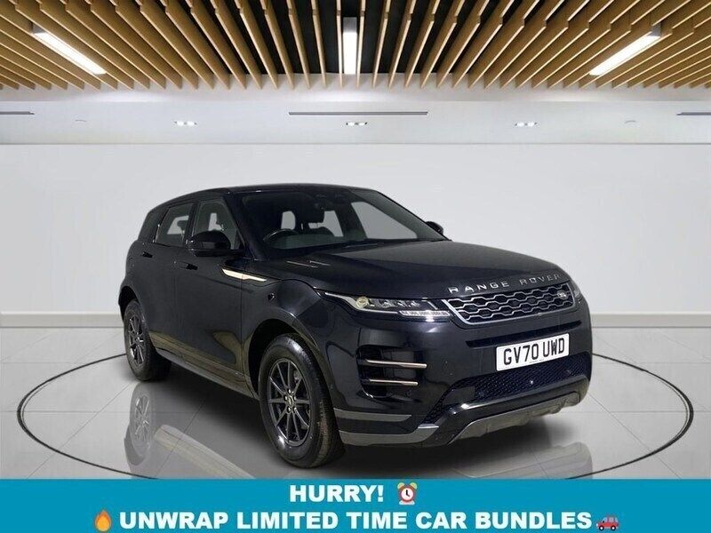 Black Used 2021 Land Rover Range Rover evoque R-Dynamic SUV | £18,599 (Good price) - Image 1/3