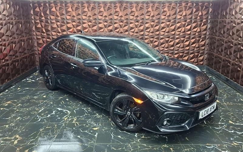 Begagnad Honda Civic SR 129 HK (94 kW) 2017 Svart Halvkombi