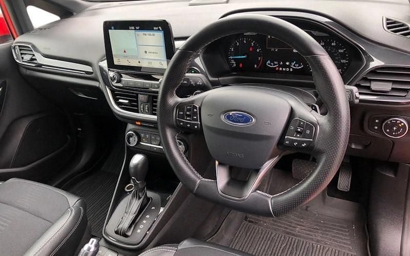 Used Ford Fiesta ST-Line X 101 HP (74 kW) 2018 Red Hatchback