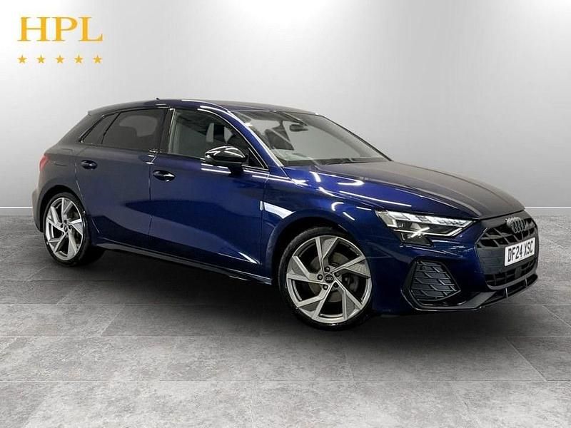 Used Audi A3 Sportback Black Edition 150 HP (110 kW) 2024 Blue Hatchback