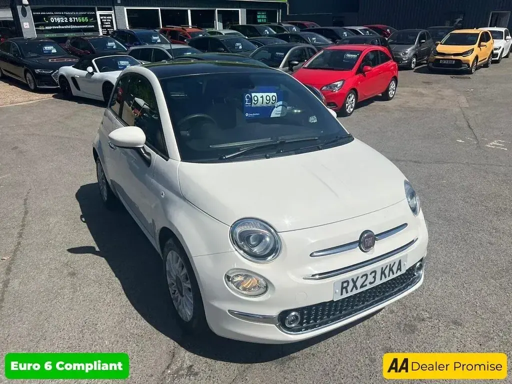 Used Fiat 500 70 HP (51 kW) 2023 White Hatchback