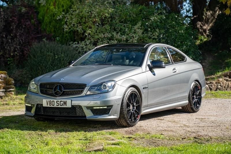 Silver Used 2013 Mercedes C63 AMG Coupe | £14,995 (Fair price) - Image 1/4
