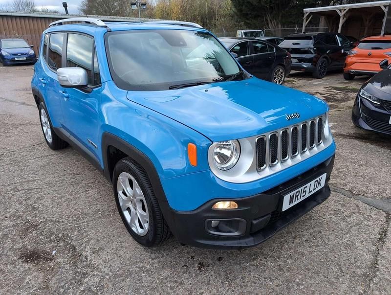 Blue Used 2015 Jeep Renegade Limited SUV | £6,495 (Fair price) - Image 1/4