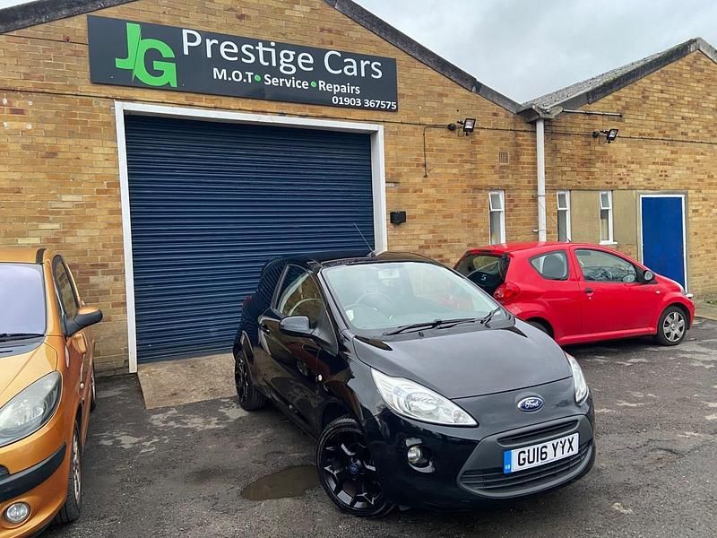 Black Used 2016 Ford Ka Zetec Hatchback | £5,095 (Fair price) - Image 1/4