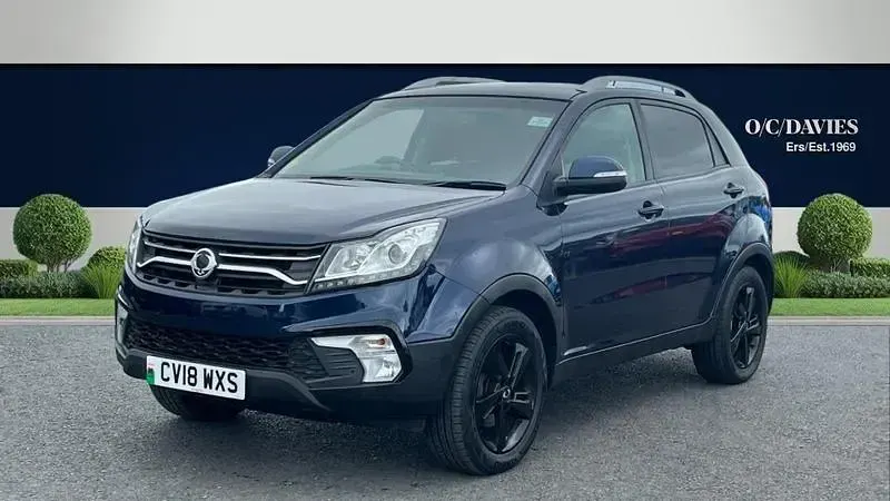 Used SsangYong Korando 178 HP (130 kW) 2018 Blue Estate